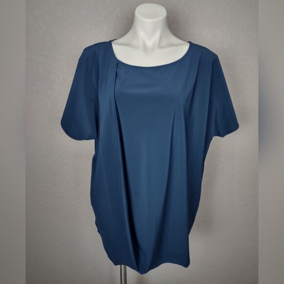 NEW Soft Surroundings Go Lively Travel Short Sleeve Tee Size L - Picture 2 of 13